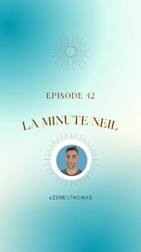 🔥 La minute Neil - ép. 42

Votre sensibilité n’est pas un défaut. C’est un GPS intérieur, une antenne magique.

Elle ne vous ralentit pas, elle vous révèle.

👉 Et vous, comment votre sensibilité vous aide au quotidien ?

#developpementpersonnel #transformation #changement #neilthomas #zeneilthomas #minuteneil #developpementspirituel #devperso #spiritualite #confianceensoi  #coachspirituel #sensibilité #hypersensibilité #hypersensibilitéémotionnelle